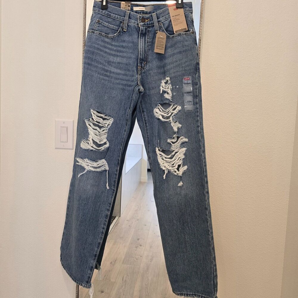 Womens Levi's 94' Baggy Jeans 28x33 NWT
